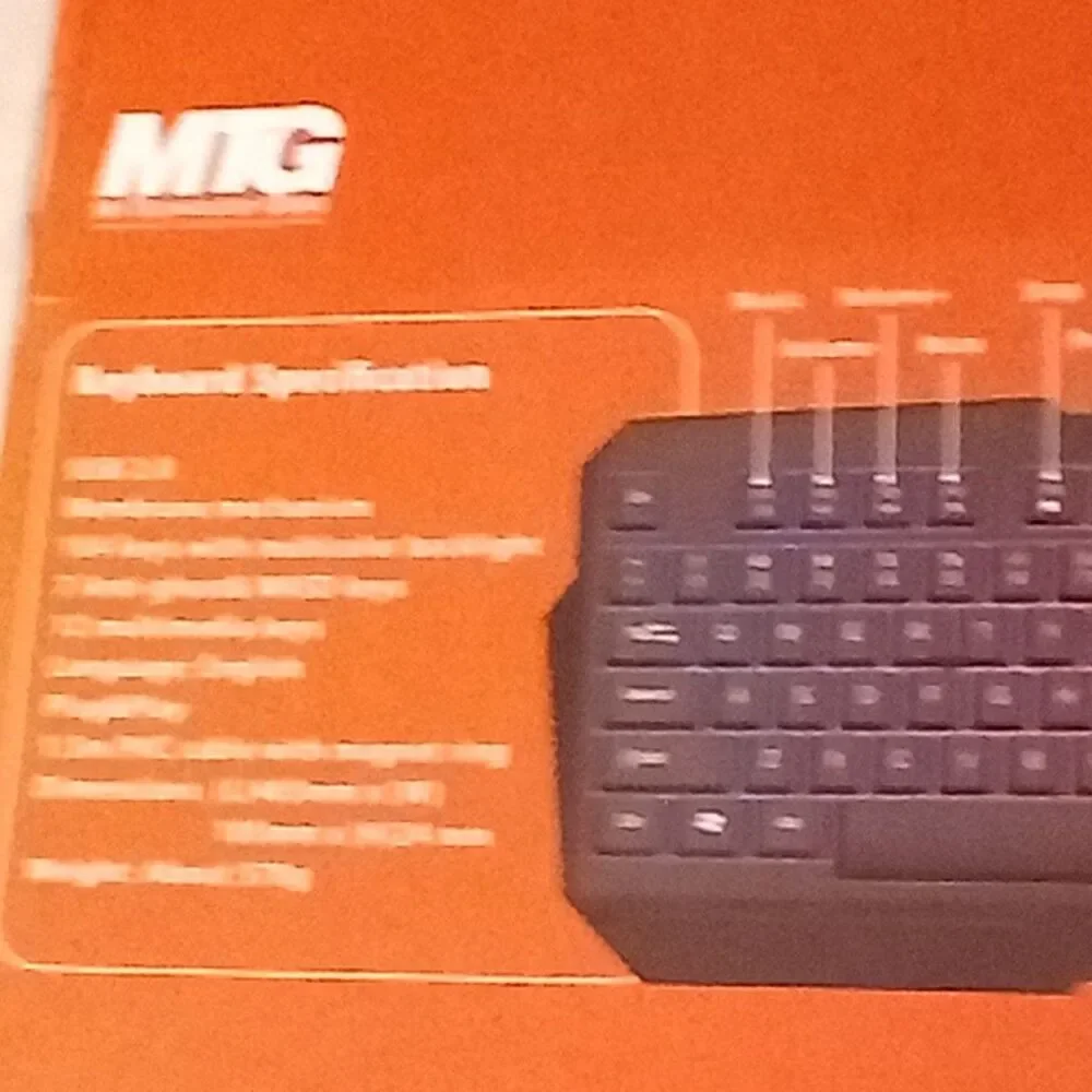 MTG-RGB Gaming Wired Keyboard Mouse Open Box My Technology Geeks